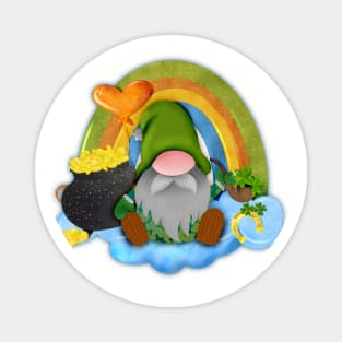 St. Patricks day Gnome Magnet